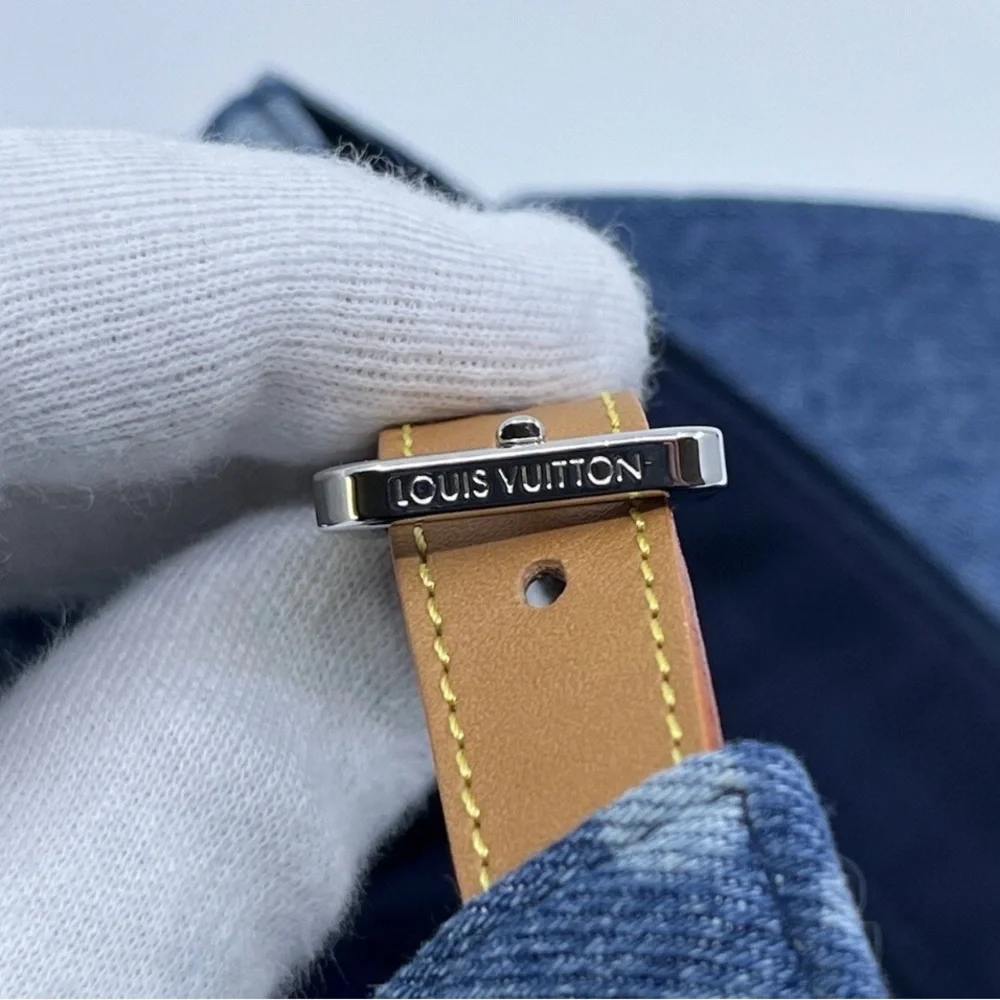 New Condition: Louis Vuitton x Yayoi Kusama Denim Cap with Dot Pattern - Picture 13 of 16